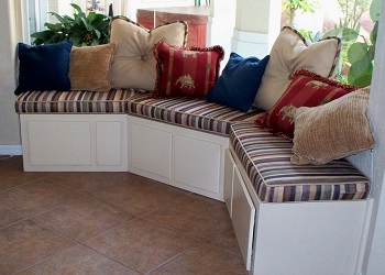 We offer Window Seat Cushions consisting of Multiple Cushions