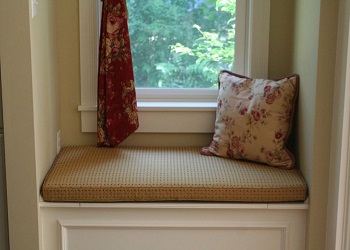 We offer Window Seat Cushions in a Rectangular Shape